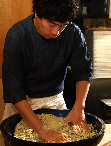 蕎麦打ち