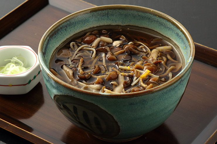 きのこ蕎麦
